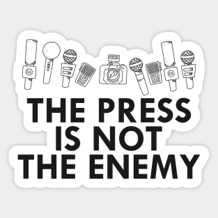 Media - The press is not the enemy Sticker